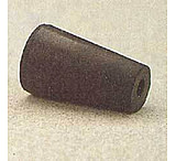 Image of Plasticoid Black Rubber Stoppers, One-Hole 10-M291, Pack