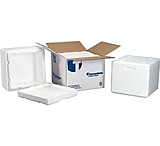 Image of Tegrant Thermosafe ThermoSafe Insulated Shippers, Expanded Polystyrene, ThermoSafe Brands 430 Assembled Foam Unit In Corrugated Carton, Case of 4