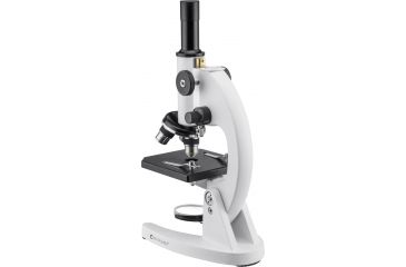 Image of Barska 40x, 100x, 400x Monocular Compound Microscope, White, Small AY13070