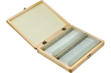 Image of Barska Prepared Microscope Slides 100pcs w/ Wood case AF11566