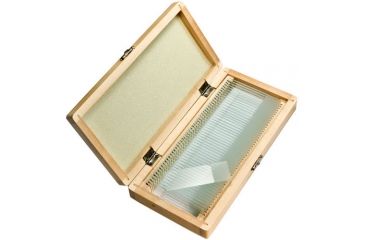 Image of Barska Prepared Microscope Slides 50pcs w/ Wood case