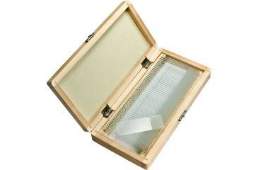 Image of Barska Prepared Microscope Slides 50pcs w/ Wood case AF11564
