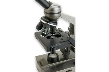 Image of Carson 100-1000x Table Top Microscope w/Universal Smartphone Adapter for Microscopes, Black/Gray, MS-100SP