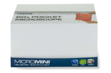Image of Carson 20x MicroMini Microscope Display, 2 LED, Assorted, MM-280OBG