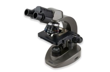 Image of Carson 40x-1600x Table Top Microscope w/Universal Smartphone Adapter for Microscopes, Black/Gray, MS-160SP