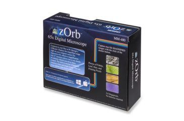 Image of Carson Zorb Digital Microscope, 35x w/ Digital Camera - Surf Blue MM-480B