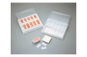 Image of Erie Scientific Gold Seal Microscope Slides, Frosted, Erie Scientific 3052 One End Frosted