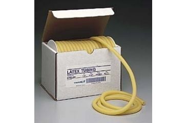 Image of Kent Elastomer Amber Latex Rubber Tubing 812 50' Coil Length