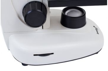 Image of Levenhuk 1280x NG Microscope, White 24617, with Levenhuk See All Prepared Slides Set