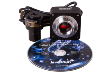 Image of Levenhuk D320L PLUS 3.1M Digital Monocular Microscope, Optical Glass, 40-1600x, 23.2mm, Grey/Black, Middle, 73796