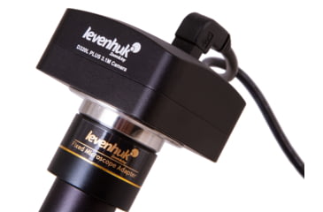 Image of Levenhuk D320L PLUS 3.1M Digital Monocular Microscope, Optical Glass, 40-1600x, 23.2mm, Grey/Black, Middle, 73796