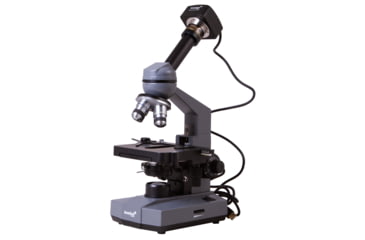Image of Levenhuk D320L PLUS 3.1M Digital Monocular Microscope, Optical Glass, 40-1600x, 23.2mm, Grey/Black, Middle, 73796
