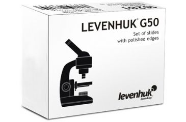 Image of Levenhuk G50 Blank Slides, 50 Pieces, Small 16281