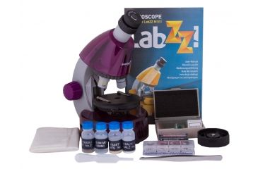 Image of Levenhuk LabZZ M101 Amethyst Microscope, Amethyst, 69058