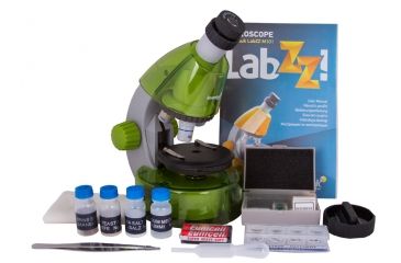 Image of Levenhuk LabZZ M101 Lime Microscope, Lime, 69059