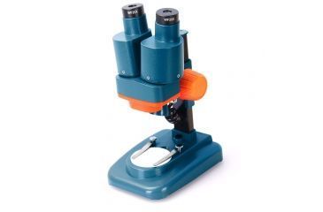 Image of Levenhuk LabZZ M4 Stereo Microscope, Blue/Orange, Middle 70789