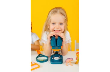Image of Levenhuk LabZZ M4 Stereo Microscope, Blue/Orange, Middle, 70789