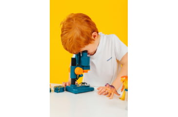 Image of Levenhuk LabZZ M4 Stereo Microscope, Blue/Orange, Middle, 70789