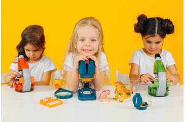 Image of Levenhuk LabZZ M4 Stereo Microscope, Blue/Orange, Middle, 70789