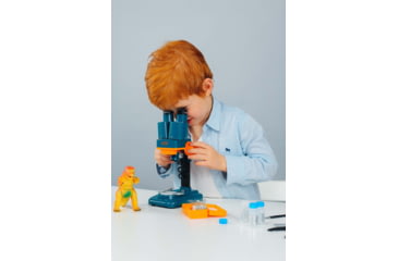 Image of Levenhuk LabZZ M4 Stereo Microscope, Blue/Orange, Middle, 70789