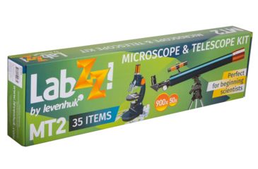 Image of Levenhuk LabZZ MT2 Microscope &amp; Telescope Kit, Red, Medium 69299