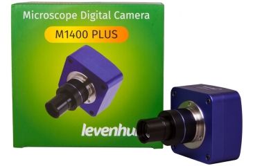 Image of Levenhuk M1400 PLUS Microscope Digital Camera, Black, Small, 70359