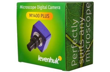 Image of Levenhuk M1400 PLUS Microscope Digital Camera, Black, Small, 70359
