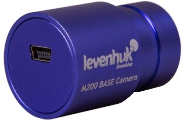 Image of Levenhuk M200 BASE Microscope Digital Camera, Violet, Small, 70354