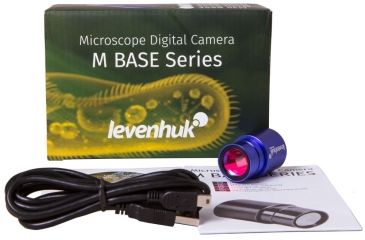 Image of Levenhuk M300 BASE Microscope Digital Camera, Violet, Small, 70355