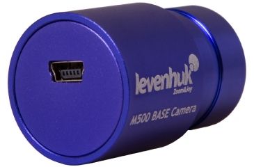 Image of Levenhuk M500 BASE Microscope Digital Camera, Violet, Small, 70356