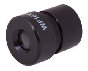 Image of Levenhuk Rainbow WF16x Microscope Eyepiece, Black, Small 69419