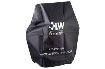 Image of LW Scientific Black Nylon Dust Cover with LW Scientific Logo, R3P-CVRN-DUST