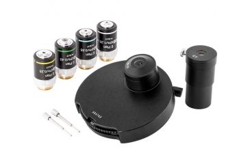 Image of LW Scientific Innovation Microscope Infinity Turret Phase Kit 10x, 20x, 40x, 100x, Brightfield, Darkfield, INP-PHST-20BF