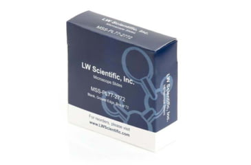 Image of LW Scientific Microscope Slides, Box of 72, MSS-PL77-2772