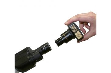 Image of LW Scientific MIniVid 5.1MP USB 3.0 Microscope Camera for Mac or PC, BLACK MVC-U5MP-USB3