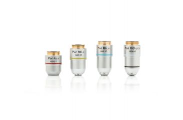 Image of LW Scientific Revelation 3 Microscope DIN Plan Objectives Set - 4x,10x, 40x, 100x, R3O-SET7-DP77