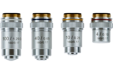 Image of LW Scientific Student Advanced - LED 3 objectives Microscope, Abbe, Iris, Coaxial, EDM-M03A-DAL1