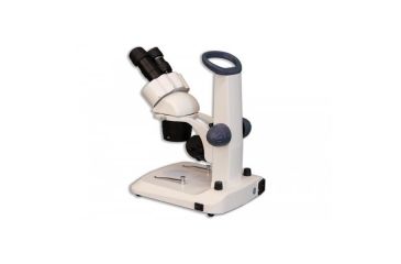 Image of Meiji Techno EM-30 LED Binocular Entry Level Dual 1X/3X Turret Stereo Microscope, White EM-30
