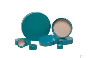 Image of Qorpak PTFE Lined Caps and Green Thermoset F217, Pack of 100, Size 22-400, 22-400, 272627-PK