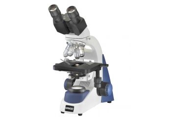 Image of Unico G380PHP Microscope Binocular WF10X, 4X, 10X, 100XR Ach &amp; 40XR Semi-Plan Phase with Battery Pk. LED Illumination &amp; Carry Case G380PHP
