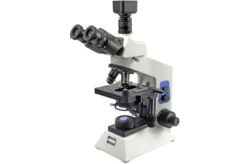 Image of UNICO G502T LED Illuminated Trinocular Microscope w/ Seidentopf Trinocular Head, Paired 10x Eyepiece, Semi-Plan objectives 4x-10x-40x-100x, Mech. Stage 90V-240V G503T