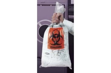 Image of VWR Autoclavable Biohazard Bags, 1.5 mil 14220-016 Clear Bags, Plain