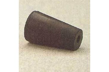 Image of VWR Black Rubber Stoppers, One-Hole K8.5M291