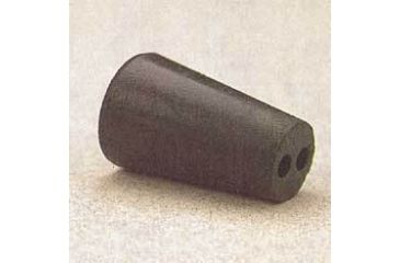 Image of VWR Black Rubber Stoppers, Two-Hole 2--M292