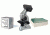 Levenhuk D70L Digital Biological Microscope, Silver, with Blank Slides and Cover Slips Set