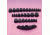 Plasticoid Black Rubber Stopper Assortment ASSM299VWR Vwr Stopper Assort 00-8 2LB/PK