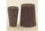 Plasticoid Black Rubber Stoppers, Solid 000M290