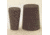 Plasticoid Black Rubber Stoppers, Solid 15-M290