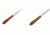 VWR Spatulas with Wooden Handles 11648-160 Tapered Blade Spatulas