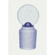 Kimble/Kontes KIMAX Glass Pennyhead [ST] Stoppers, Flask Length, Kimble Chase 41900R 13